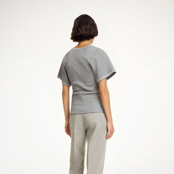 By Malene Birger Gray Lunai T-Shirt Size S - Picture 3 of 8